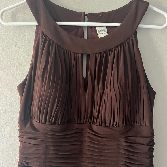 Sangria Floor Length Dress - Picture 2 of 6